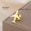 Lucktune Edelstahl Metall Pin Brosche Hexenknoten Flugzeug Ankh Kreuz Lebensbaum Broschen Für Männer Damen Hemd Abzeichen Geschenk