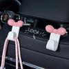 4Pcs Dopamine Sundries Back Storage Hook Bowknot Seat Back Hanger Car Seat Back Hook  Seat Headrest