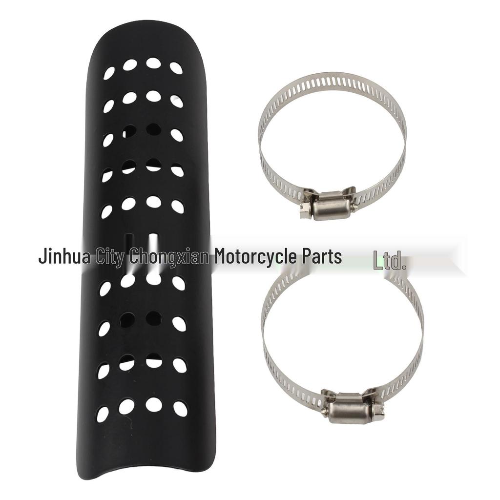 Retro Harley Iron Horse 400 Anti-Scald Exhaust Pipe Cover