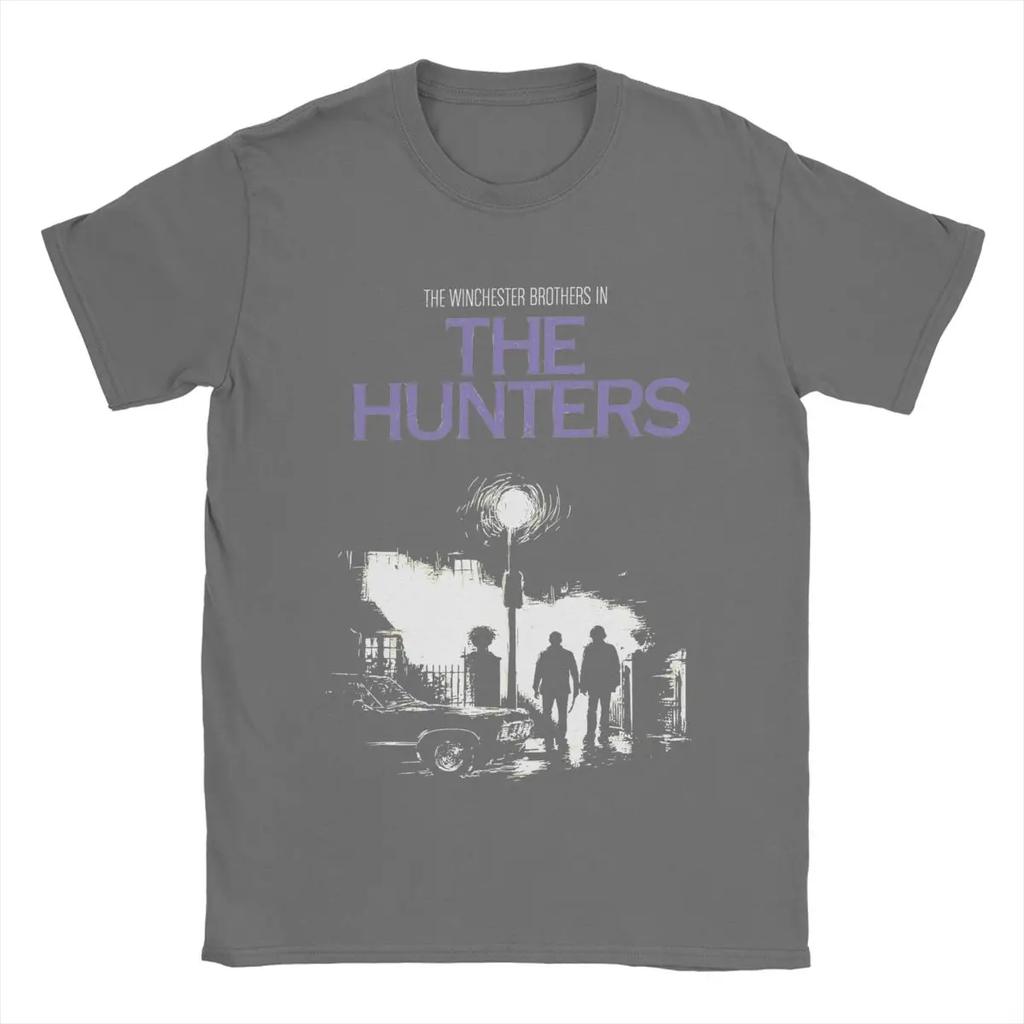 The Hunters Supernatural & The Exorcist Men T Shirts Casual Tees Short Sleeve O Neck T-Shirts Cotton Original Clothes