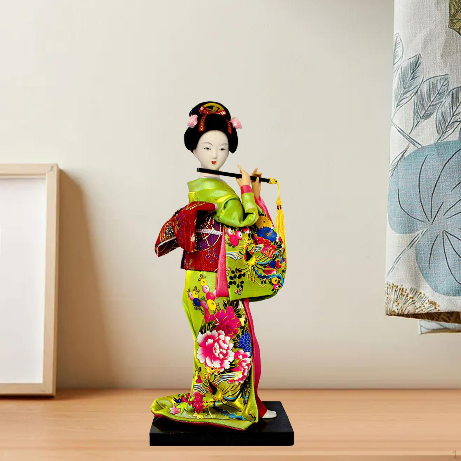 

Етнічні японські ляльки-гейші Статуетка леді-азіатської ляльки для прикраси столу Style H