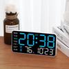 Large Digital Wall Clock With Led Display With Date Temperature Timer Humidity Week For Living Room Bedroom Gift For Seniors