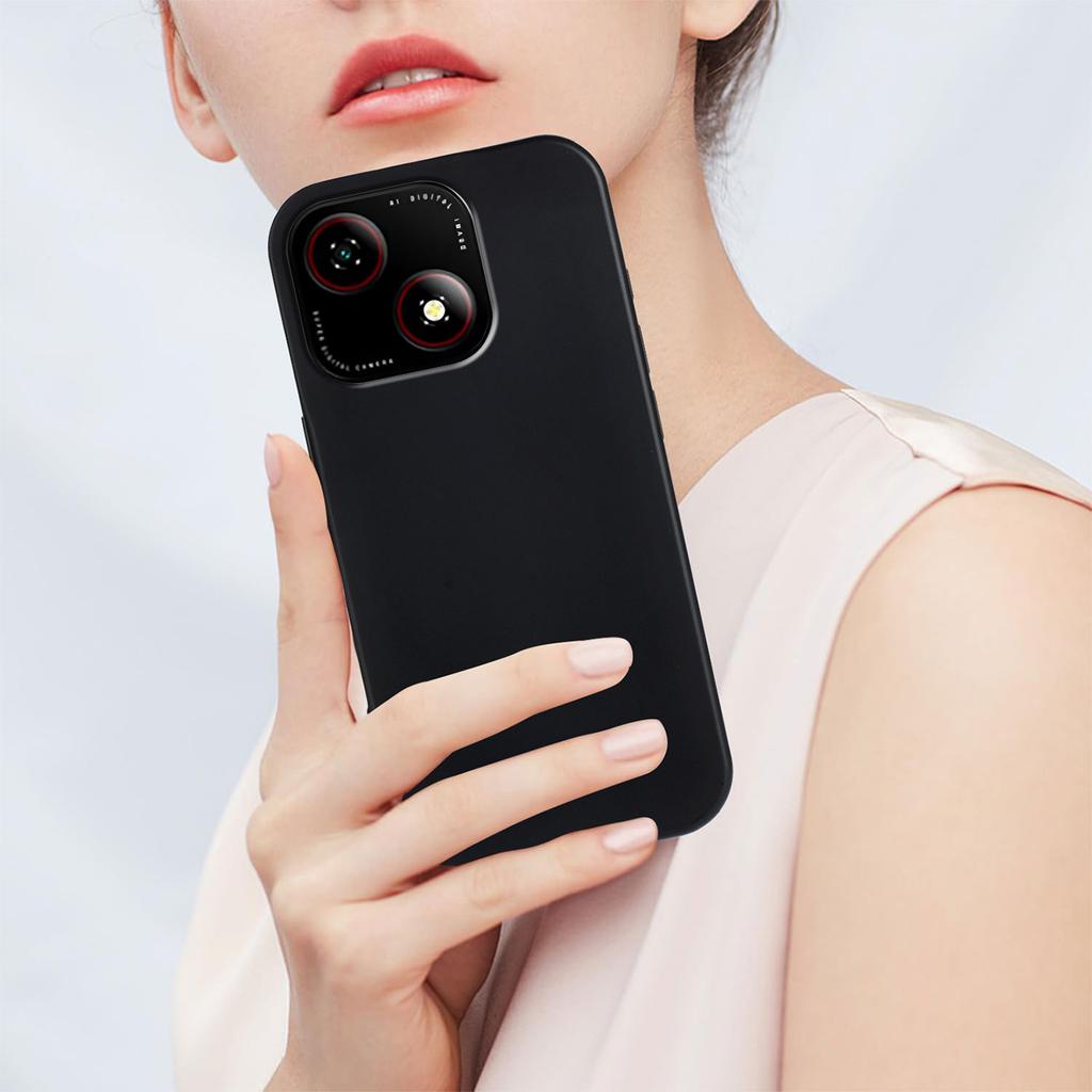 For ZTE Blade A35e TPU Case Soft Matte Anti-fingerprint Phone Back Cover