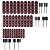 132-Piece Sanding Set with Drum Mandrels and Rubber Polishing Sleeves for Tool