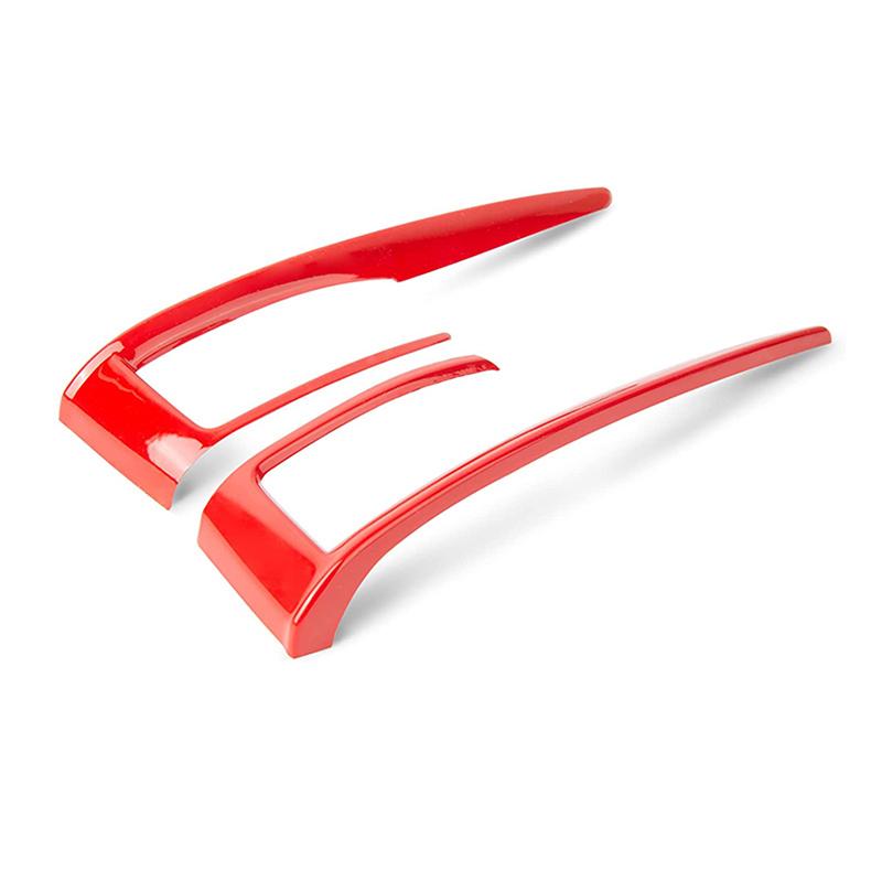 Red ABS Center Console Gear Shift Panel Frame Cover Trim Decoration Moulding For Honda Civic 10th Gen 2016-2021 Auto Car Accessories