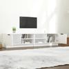 Vidaxl Szafki Pod Tv, 2 Szt., Białe, 80X35X36,5 Cm
