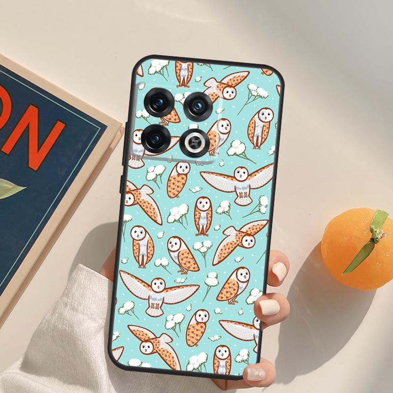 Cute Owl Cartoon Case For OnePlus 15 13 12 11 13R 12R 10T 8T 13T OnePlus Nord 5 CE 3 2 4 Lite N20 N30 Cover