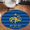 Federation Francaise De Football (1) Round Office Rug Decorative Floor Rug for Office Bedroom Living Room and Home Space