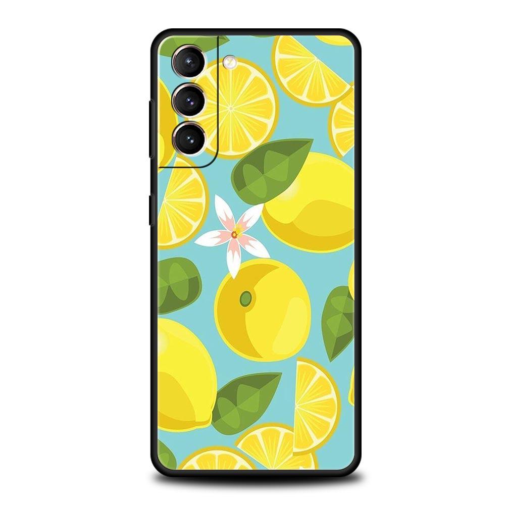

Средиземноморский лимонный силиконовый чехол для телефона Samsung Galaxy S23 S22 S21 S20 FE Ultra 5G S10 S10E S9 S8 Plus 10 20 Чехол-бампер Samsung S10 Plus