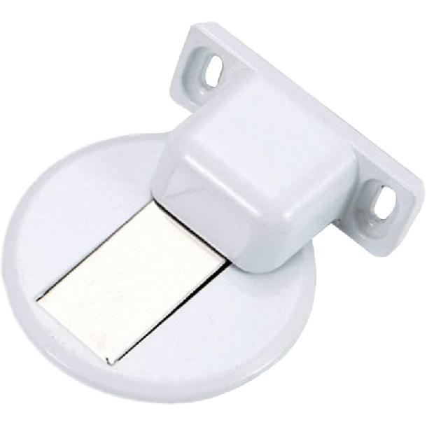 Zinc Alloy Self-Adhesive Door Stopper Door Safety Catch Stopper for Room, Kitchen, Bathroom, Cabinet Metal Door Stopper Self-Adhesive Door Holder