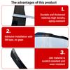 Universal Car Trunk Tail Rear Wing Spoiler Abs Car Trunk Roof Spoiler Modification Car Rear Wing Accessories Black Accessories