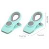 2Pcs Mini Portable Food Sealing Magnetic Clips Snack Food Preservation Bag Clips Kitchen