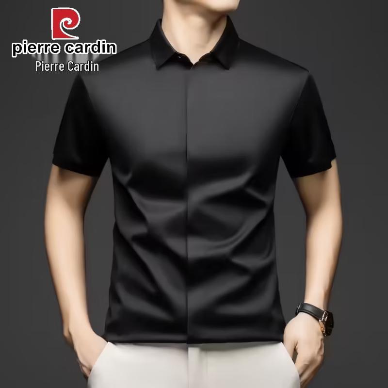 

Pierre Cardin Men s Short Sleeve Business Casual Shirt XL