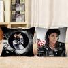 M-Michael Jackson Office Cushion Pillowcase Car Cushion Cover45X45CM Lumbar Pillowcase Sofa Pillowcover