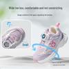 2025 Autumn Kids' Soft Sole Walking Shoes with Rotary Buckle for Boys and Girls