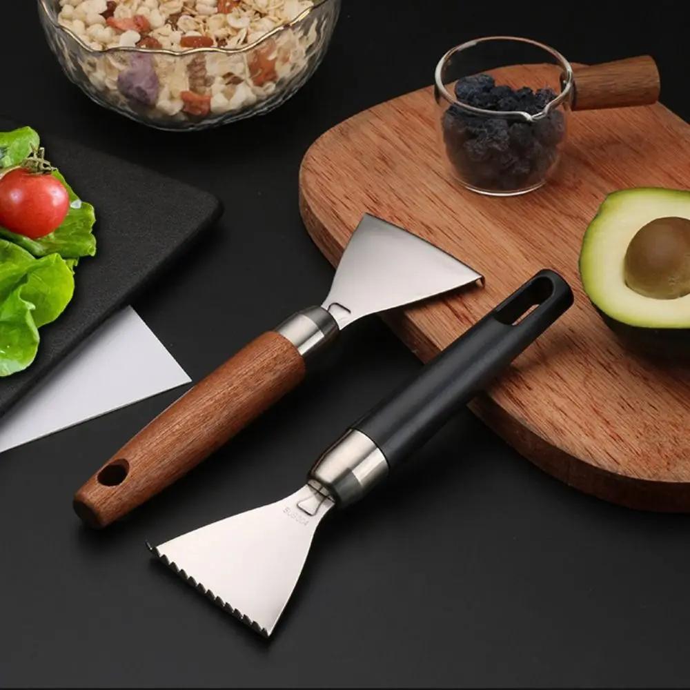 Quickly Preparing Fish Stainless Steel Fish Scale Remover ABS Handle Cooking Fish Scale Scraper Smooth Seafood Tools