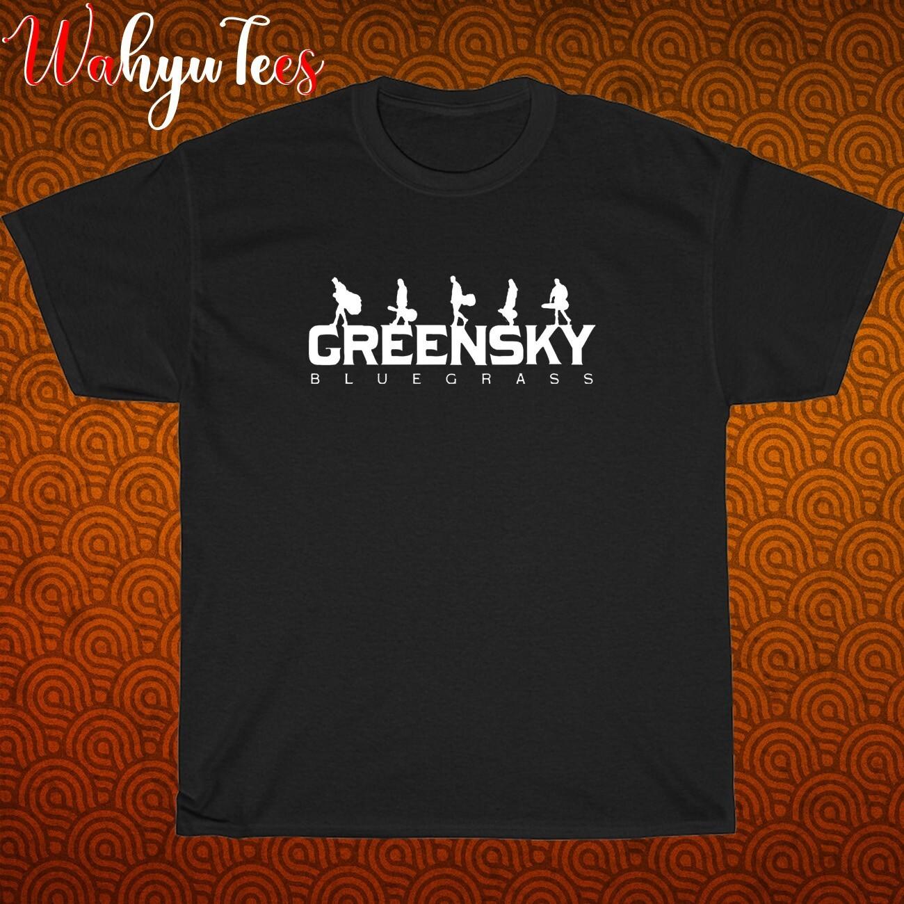 New Best Greensky Bluegrass Logo Black/Grey/Navy/White Size S-5XL Unisex T-Shirt XXL