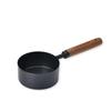 Gold & Black Stainless Steel Measuring Cups and Spoons with Wooden Handles and Scale - Multifunctional Baking & Coffee Spoon Set