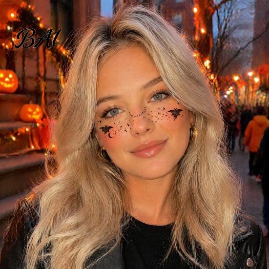 Temporary Tattoo for Adults Halloween Face Tattoos, Realistic Waterproof Water Transfer Stickers, Skin-friendly Sensitive Skin Friendly Tattoos