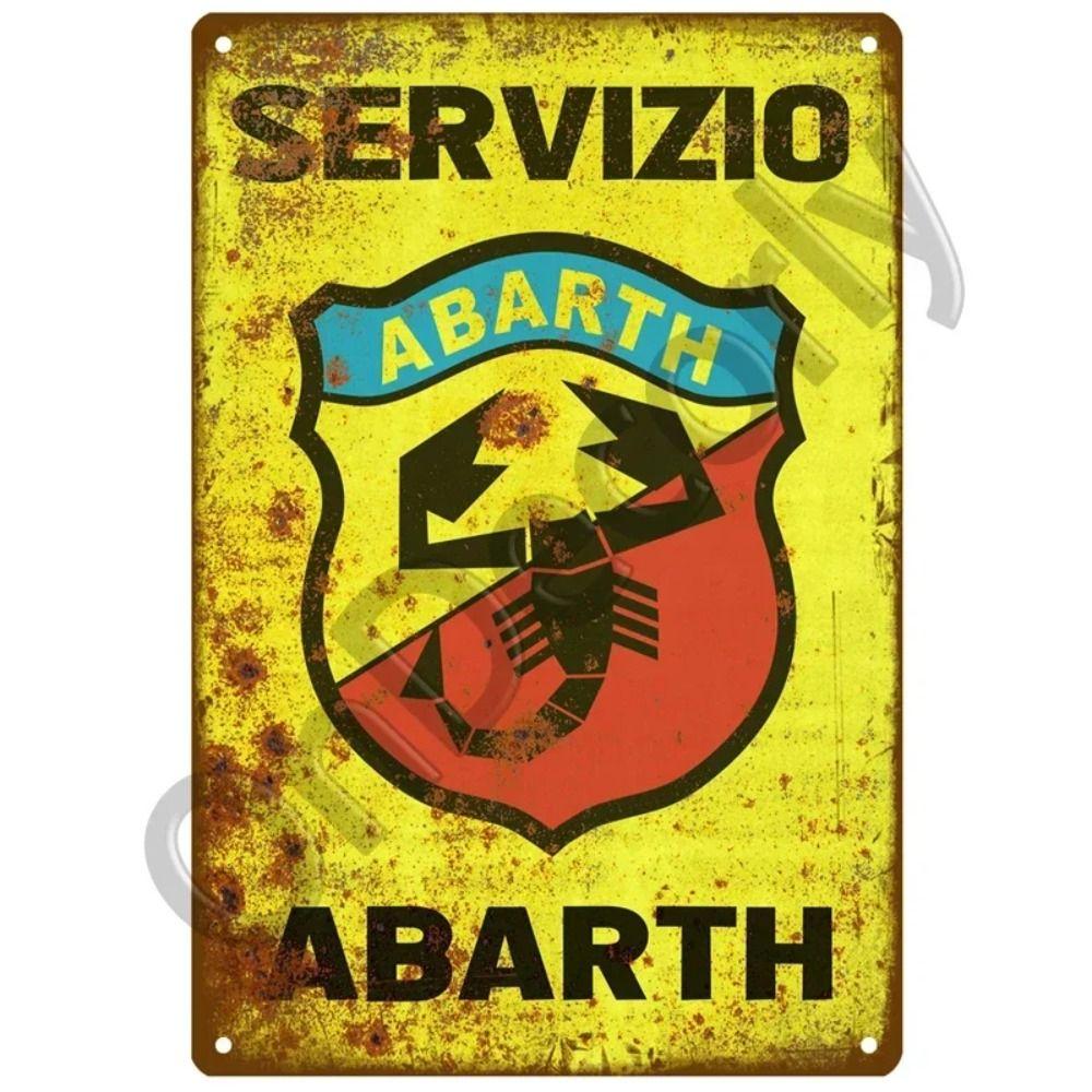 

FIAT Garage Bar Metal Sign, Auto Brand Wall Decor 20x30cm
