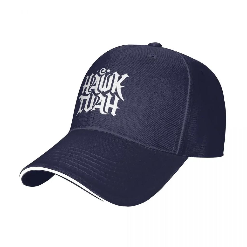 White Old English Hawk Tuah Summer Baseball Caps Women Men High-end Female Beach Sun Hat Peaked Cap