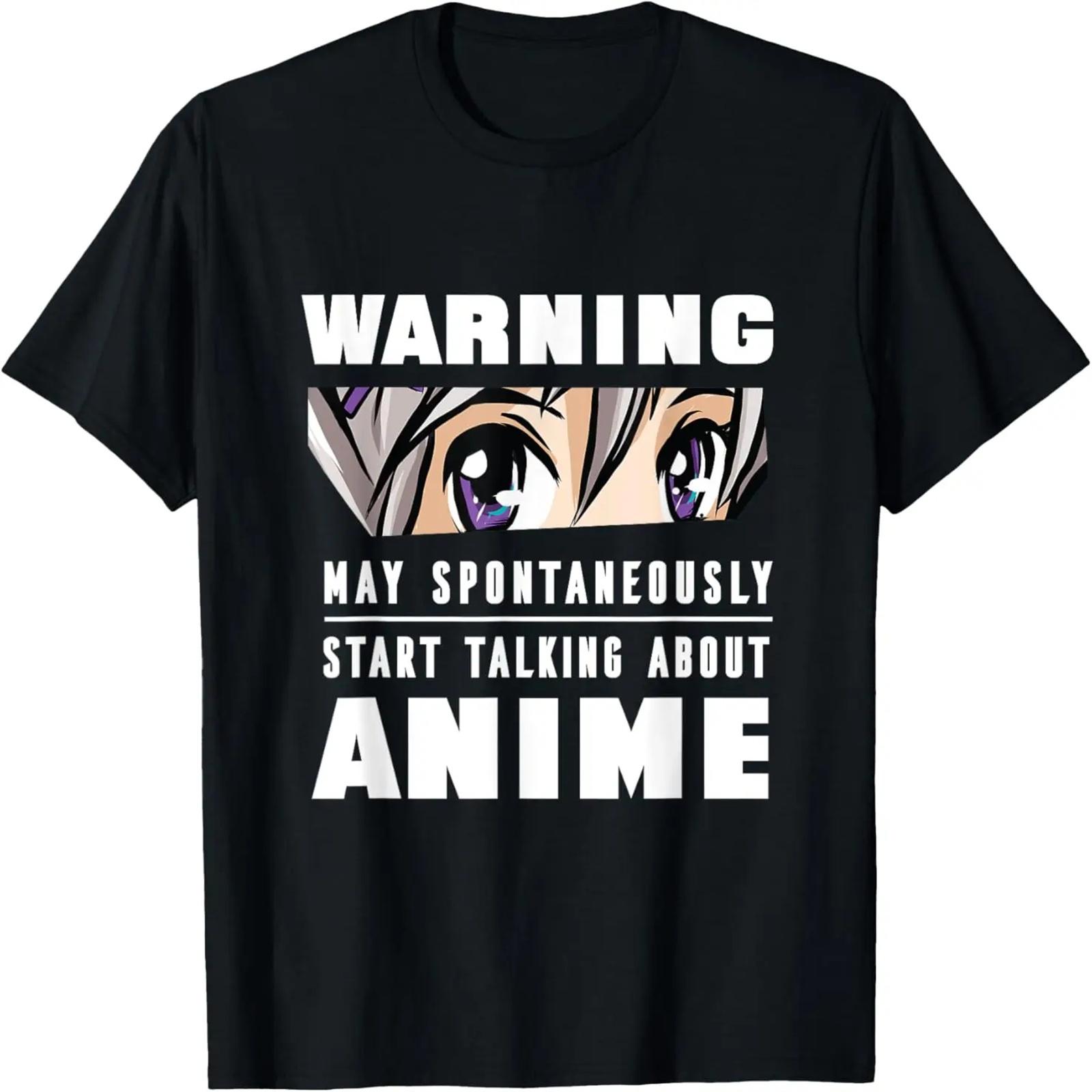 

May Spontaneously Talk About Anime l Anime Lover Gift T-Shirt S