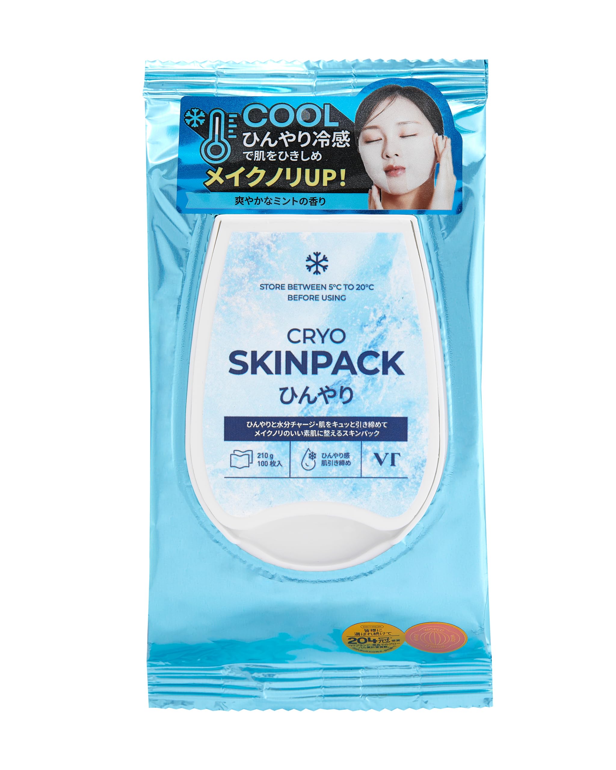 

VTCOSMETICS Cryo Cooling Skin 100 точечных патчей для сияющей и улучшенной текстуры кожи, Упаковка, Патчи, Кожа, Увлажняющие,