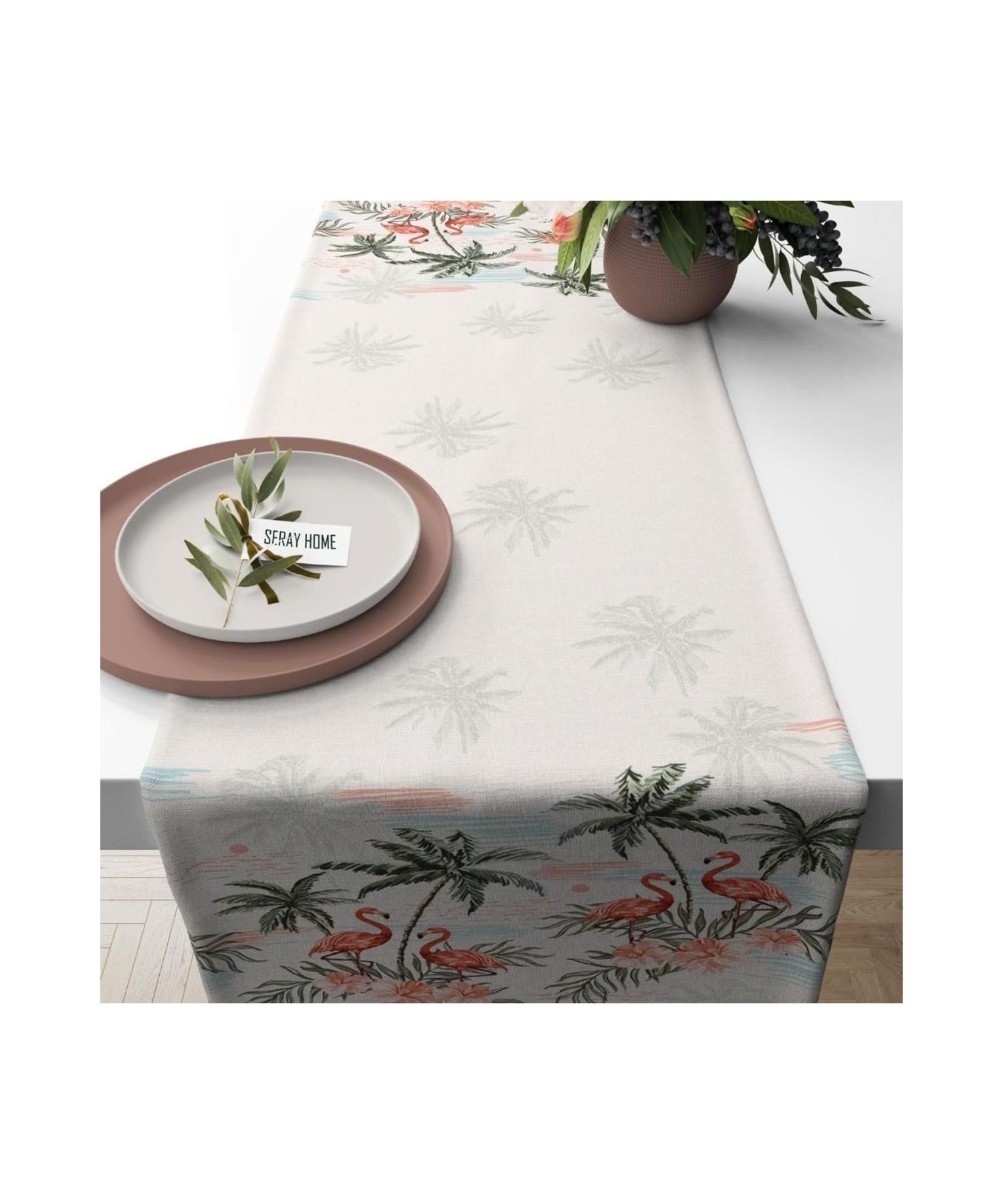 

Tropical Flamingos Runner 45x150 Cm
