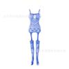 Sex Underwear Uniform Jacquard Onesie Lace-up Crotch Tights Stockings