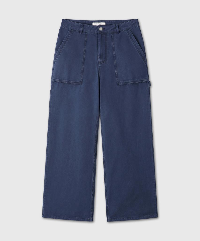 Daibeuin Washed Fatigue Carpenter Pants (Navy)