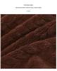 Temu Coral Fleece Bath Towel Set - Wheat Ear Style, Large Towels