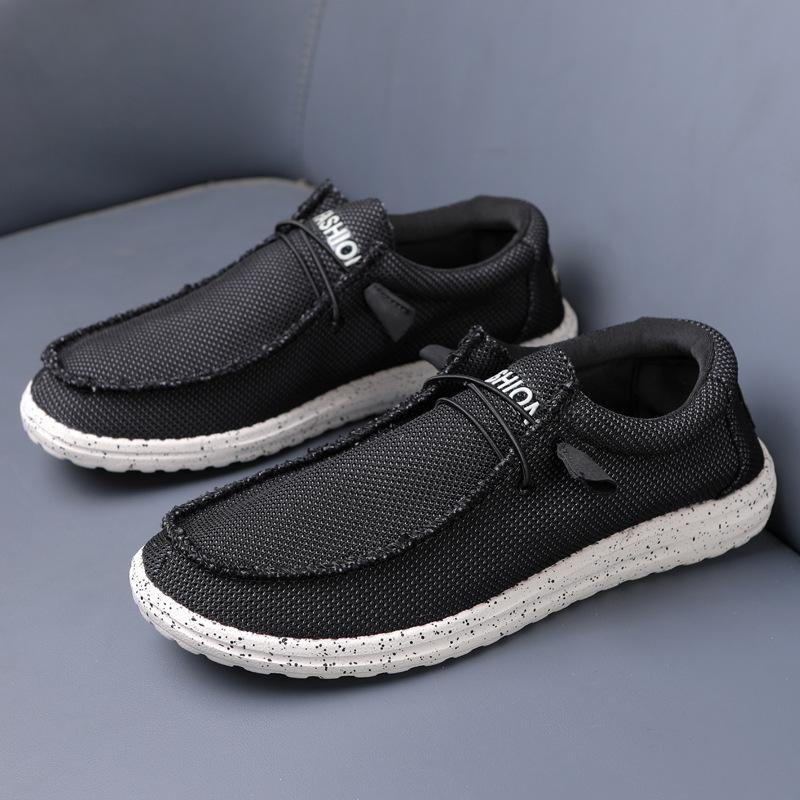 Summer and autumn new men's casual business shoes four seasons fashion shoes European and American style platform canvas men's shoes