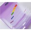A6 Expanding File Folder Buckle Wallet Organ Bag Documents Folders Organizer File Pouch Bill Folder Family School Office Binder