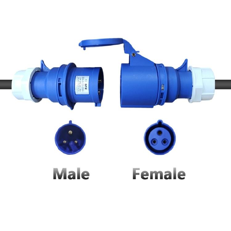 Travel Friendly Electric Vehicle Charging Adapter Coupler 32A, 7KW, Overheat Protections for Efficient Energy Transfer