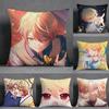 T-Tenma T-Tsukasa  Square Double-Sided printed Pillow Case Bedroom Bedside Pillow Sofa Cushion Cover