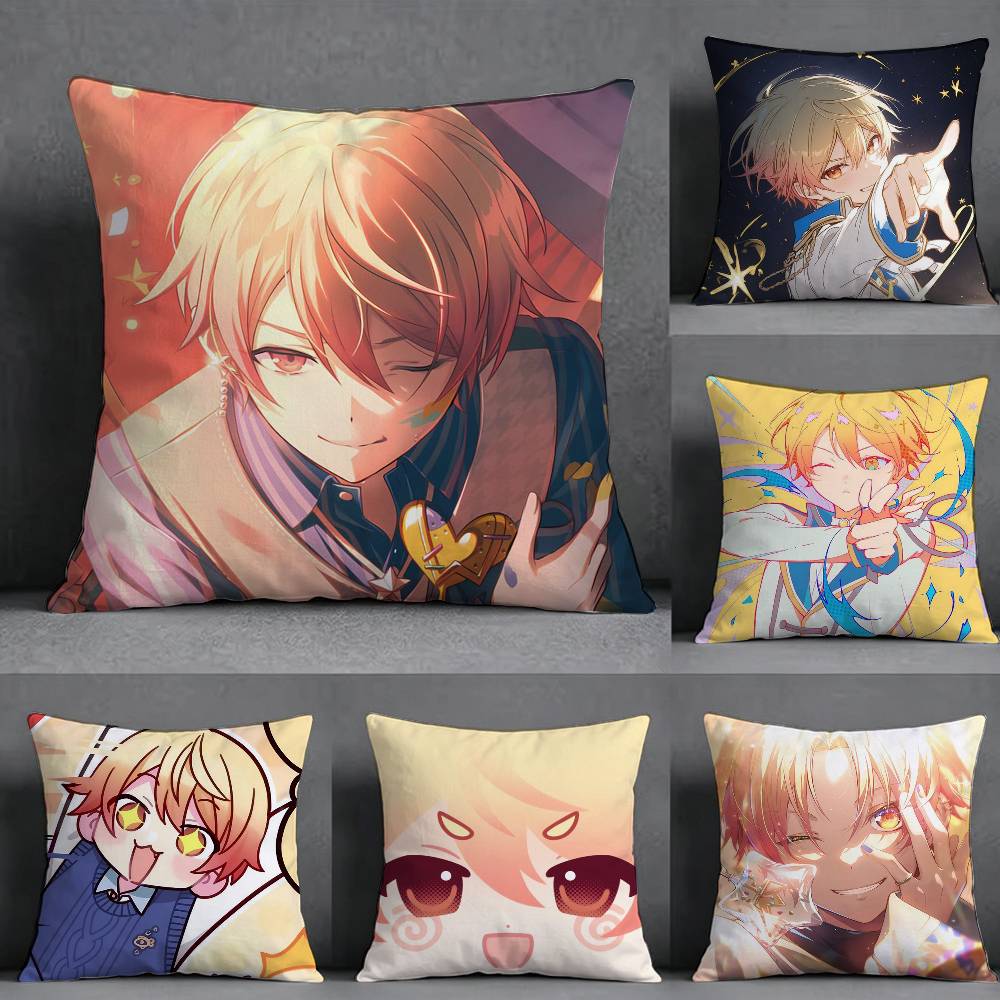 T-Tenma T-Tsukasa Square Double-Sided printed Pillow Case Bedroom Bedside Pillow Sofa Cushion Cover