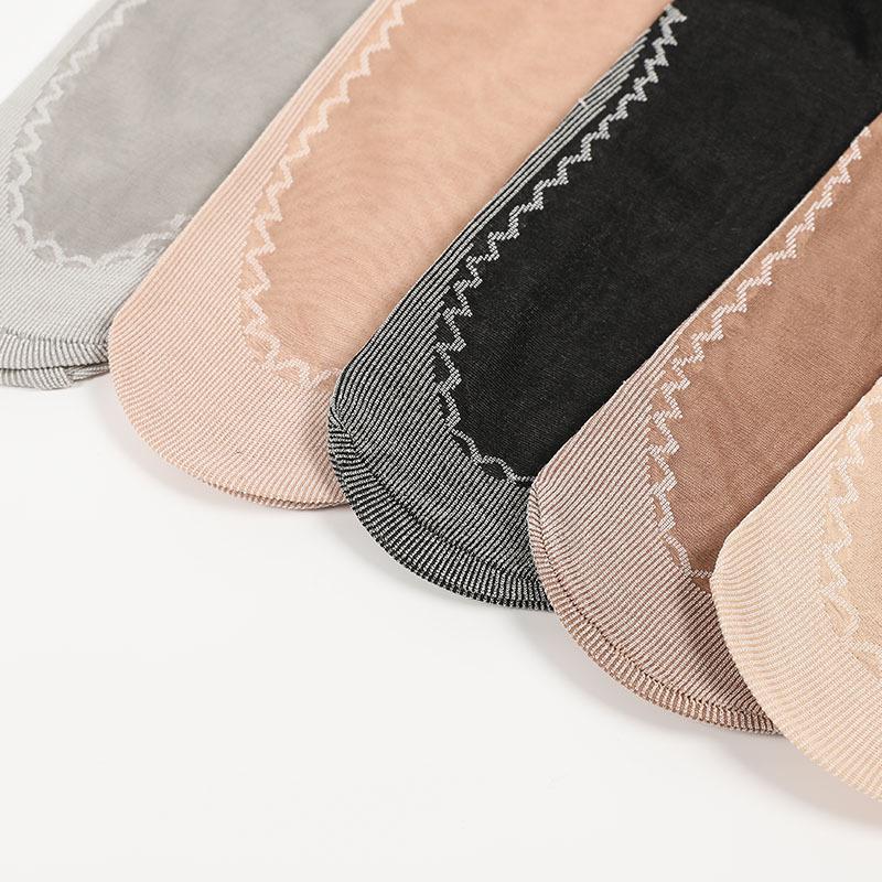 Andra generationens halkfria bomullsstrumpor för kvinnor - Anti-nopp och slitstarka för vår/sommar