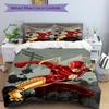 3pcs Flash Superhero Cover Set,Soft Comfortable Duvet Cover,Guest Room (1*Duvet Cover + 2*Pillowcases, Without Core) Yy251024086