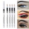 Wooden Rod White Inner Eyeliner Pen Eyelid Under Crease Pen Matte White Pen Beauty Eyeliner Easy Coloring