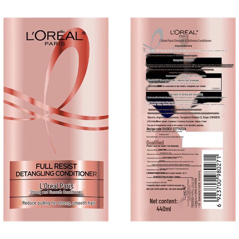 

L Oréal Vitality Ginger Strengthening & Volumizing Conditioner