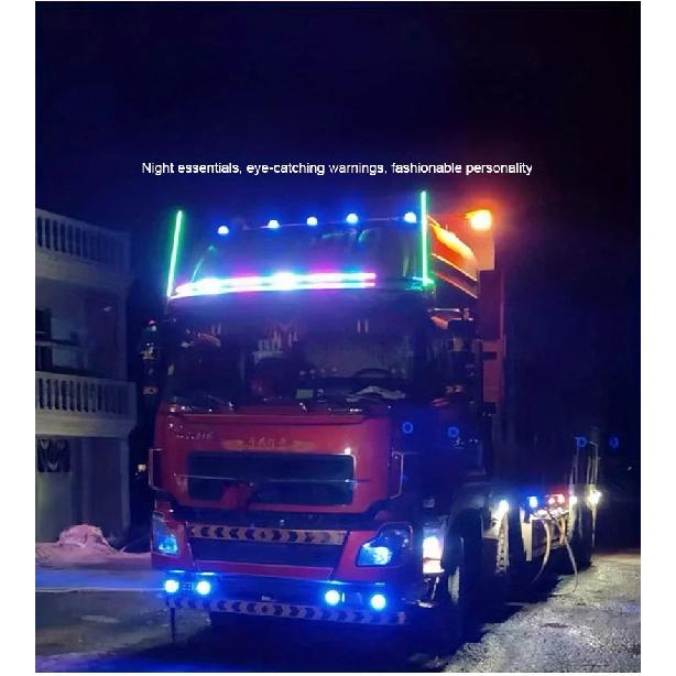 RGB LED Strip Lights for Trucks Operating On 24V an Ambient Lighting Kit for Vehicles Designed for Driving Truck Flashing Light