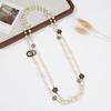 Elegant Pearl Necklace for Women - Versatile Choker & Long Sweater Chain with High-End Luxury Style