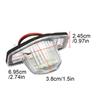 2pcs Car LED License Plate Lights for Honda Fit Jazz Odyssey Sylphy CRV PRV,Lamp Xenon White 6000k Cars Accessories