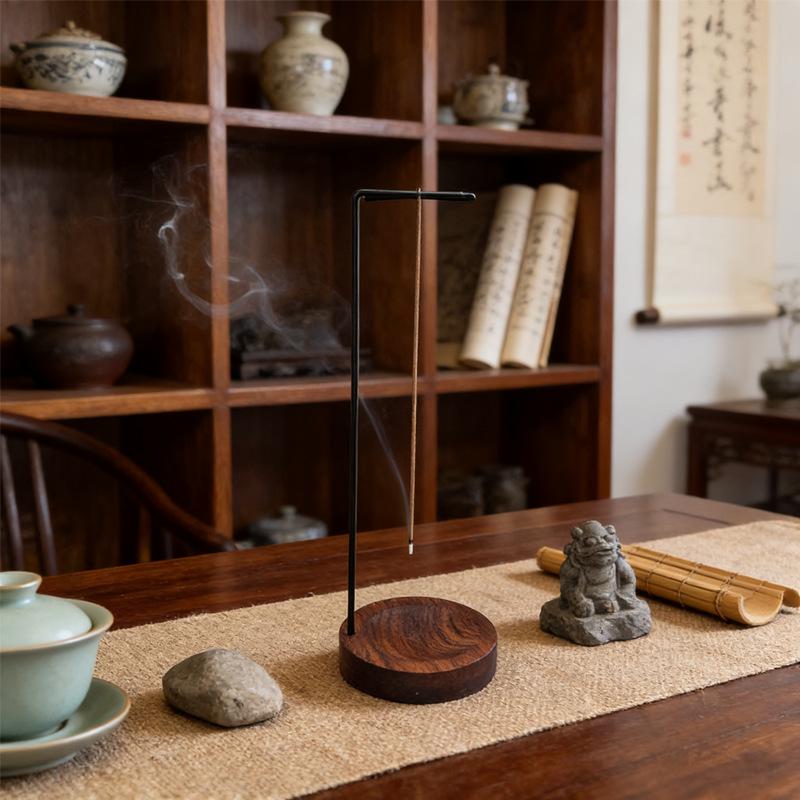 Zen-Style Inverted Incense Burner for Sandalwood and Agarwood Sticks