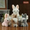 Adorable Plush Bunny Keychain Stuffed Animal Rabbit Bag Charm Cute Birthday Gift