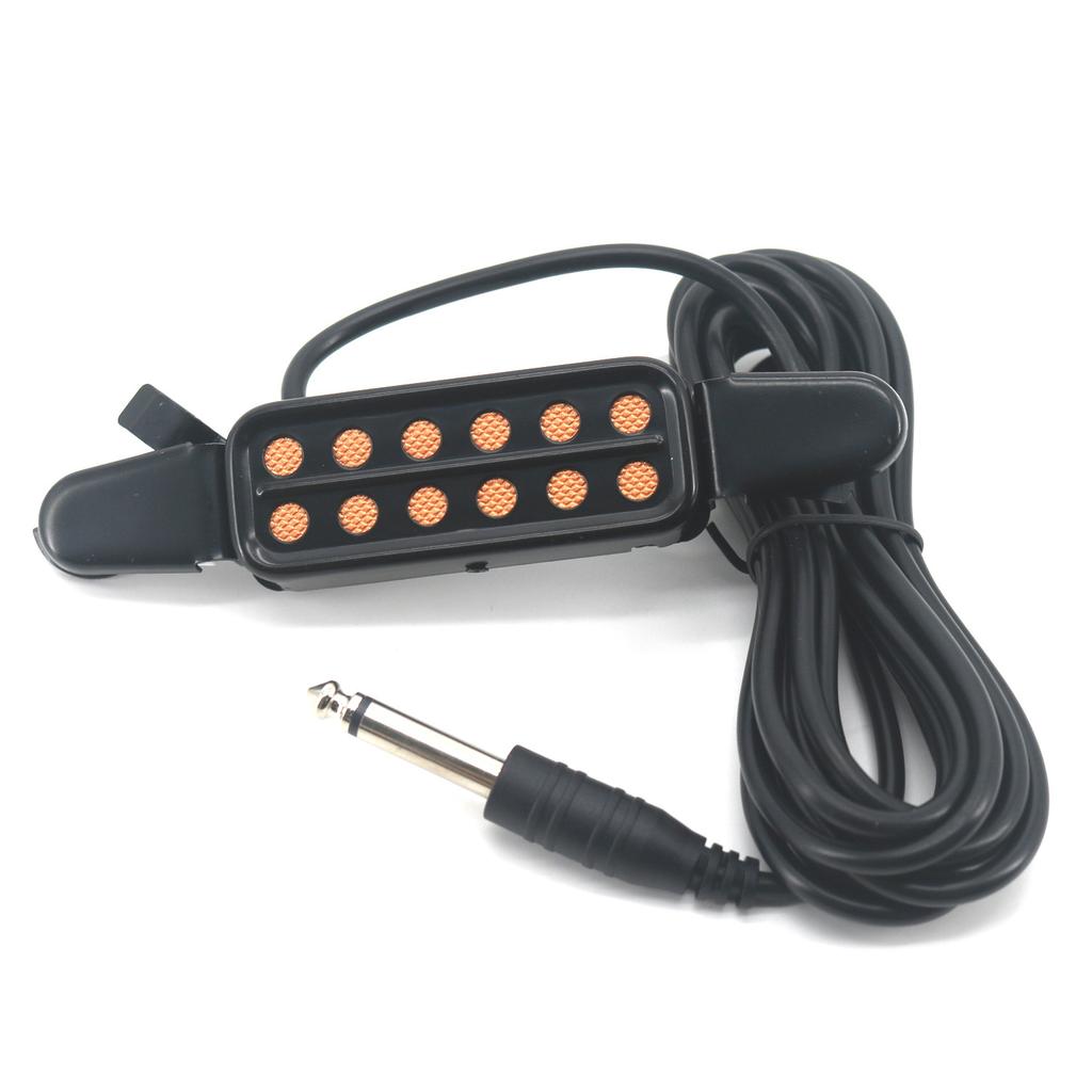 Guitar Soundhole Pickup  Acoustic Guitar Pickup  Fingerhole-Free Folk Guitar Pickup Musical Instrument Accessories