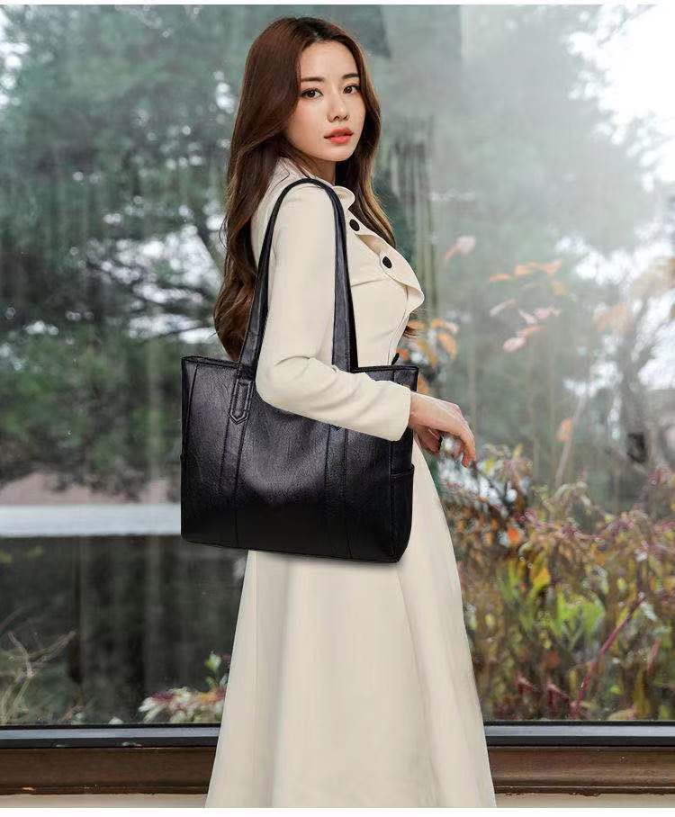 Vintage Large Capacity Tote Bag, Retro Vegan Shoulder Bag Women's Casual Handbag For Commute crossbody bags for women sac a main