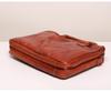 Men's Retro Genuine Leather Multi-Compartment Briefcase and Backpack