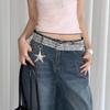 White Floral Lace Waist Belt Adjustable Sweet All-Match Waistband For Women Casual Waist Strap Decor Accessories Gifts