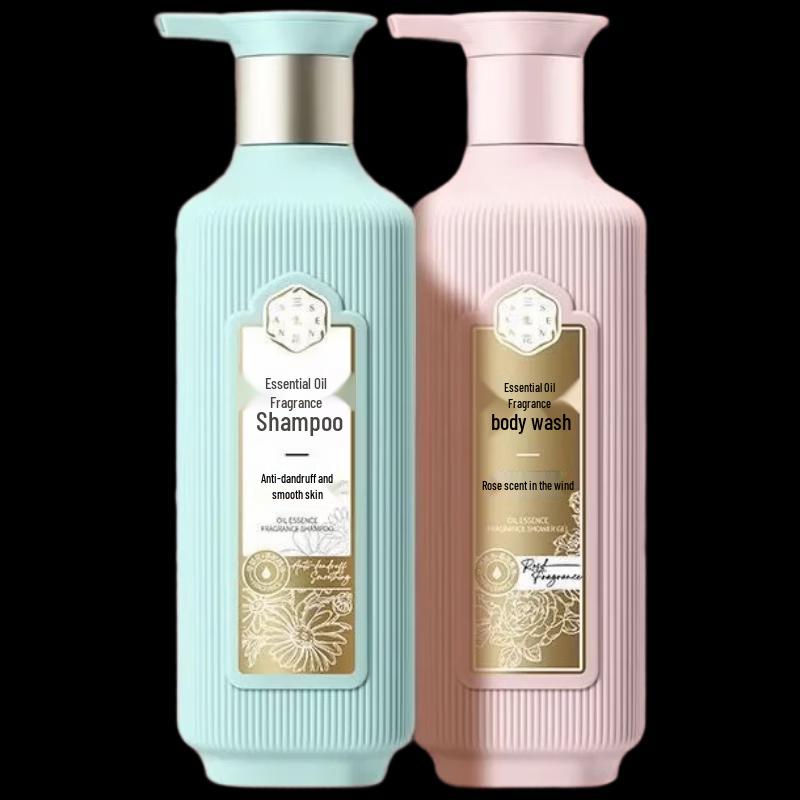 SanShengHua Anti-Dandruff Shampoo & Rose Body Wash Set